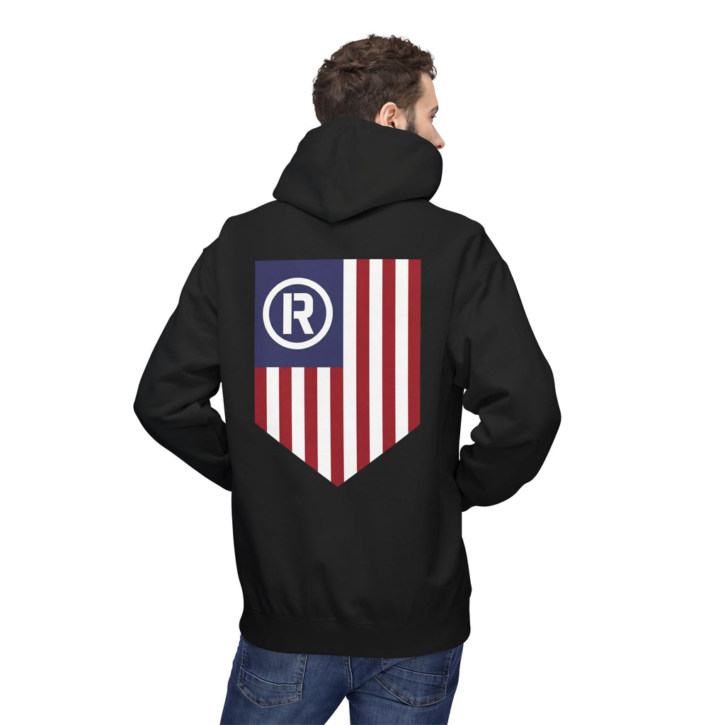 Founding Fathers Got Rowdy Hoodie | REVOLTING Logo Back