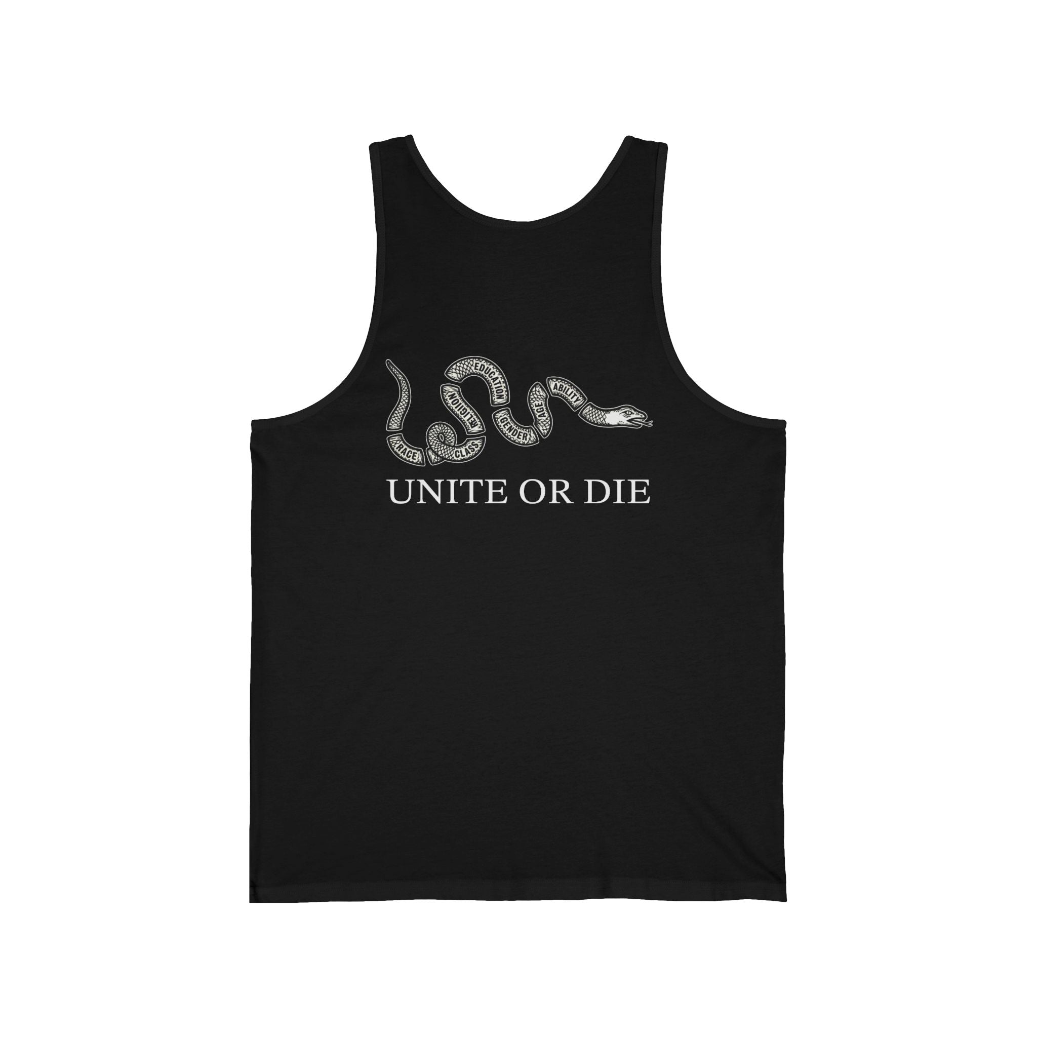 Unite or Die Tank | Historical Patriotic Graphic Tank