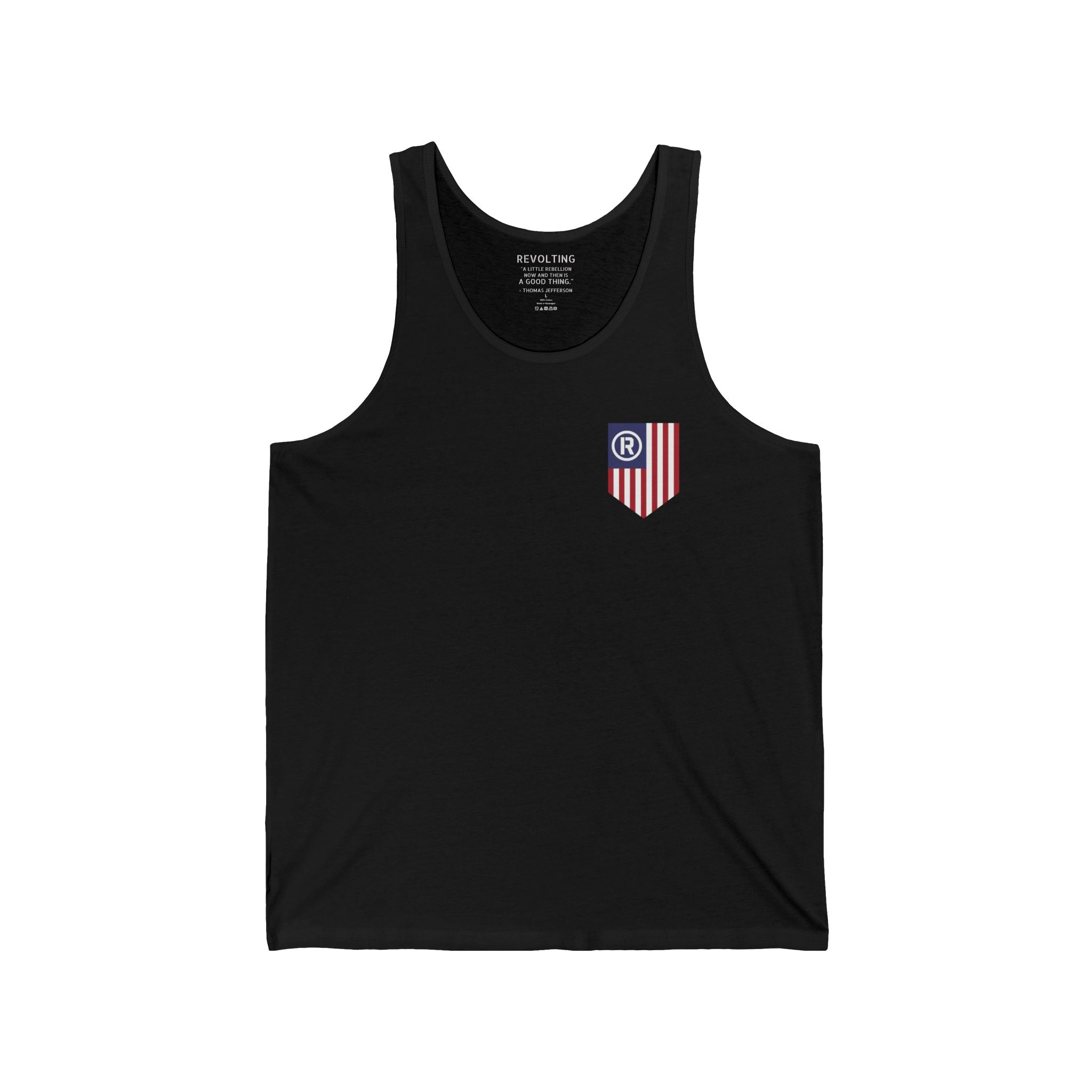 Revolting Flag Tank | Historical Patriotic Graphic Tank