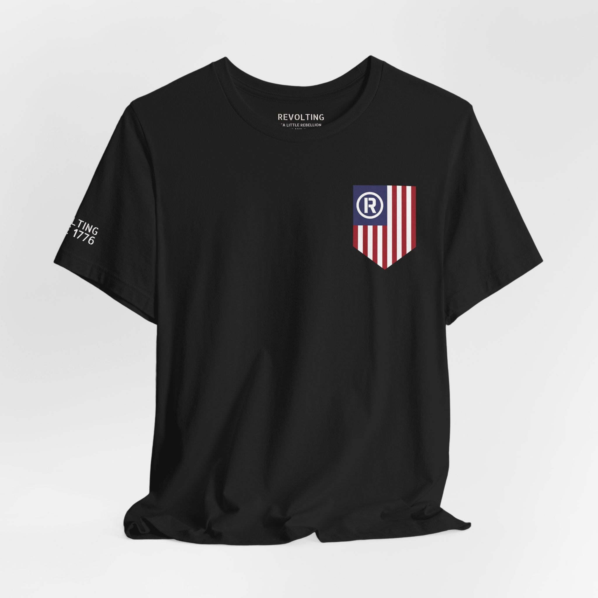 Revolting Flag Tee | Historical Patriotic Graphic Shirt